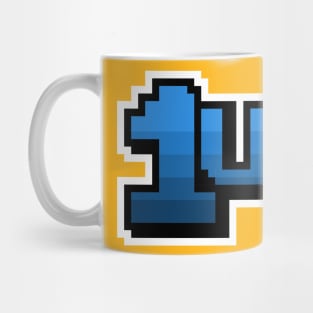 1up Blue Mug